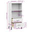 Leondre 128.5cm H x 60cm W Solid Wood Standard Bookcase-1078283438