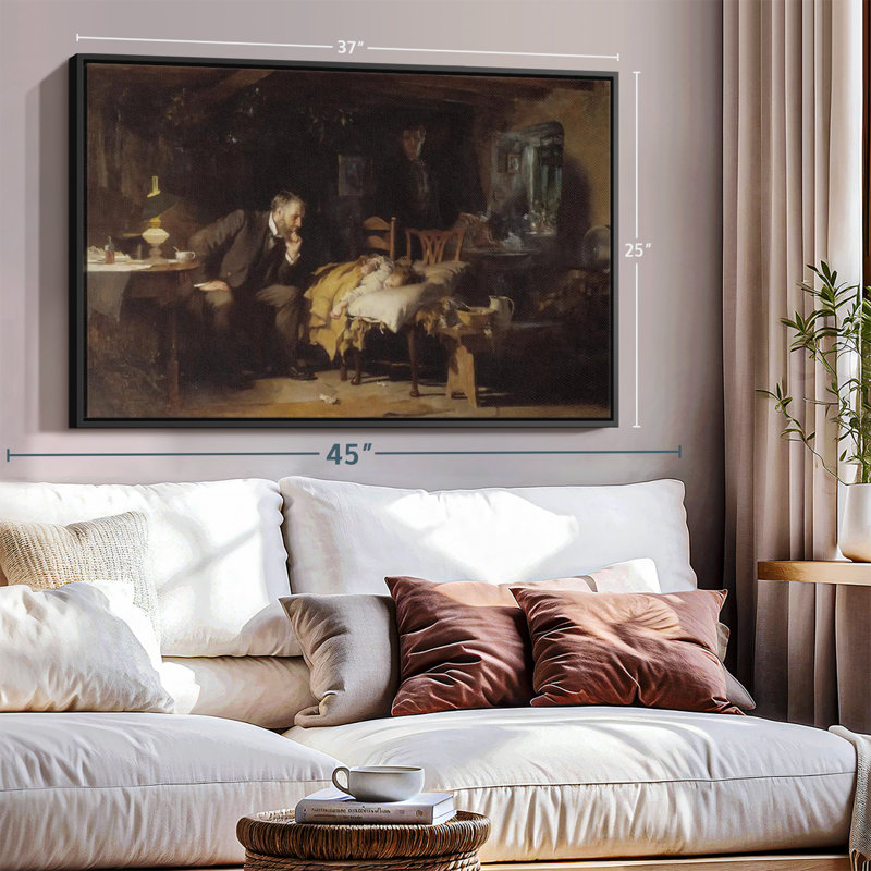 «The Doctor Canvas Print», H 25 po x l 37 po