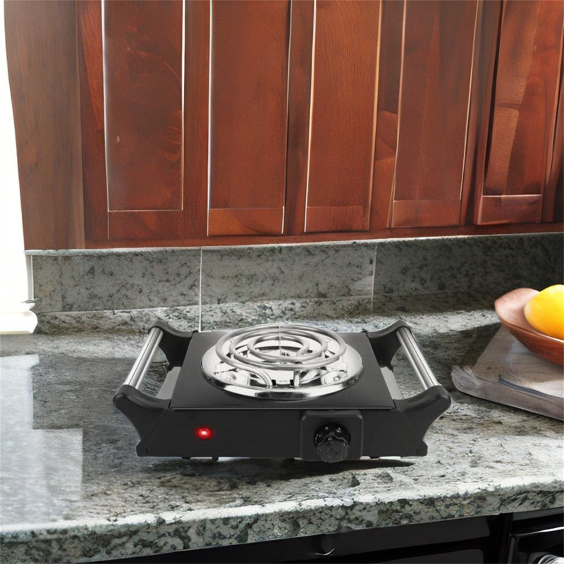 TONWIN 1000 Watt Electric Single Burner, Matte Black