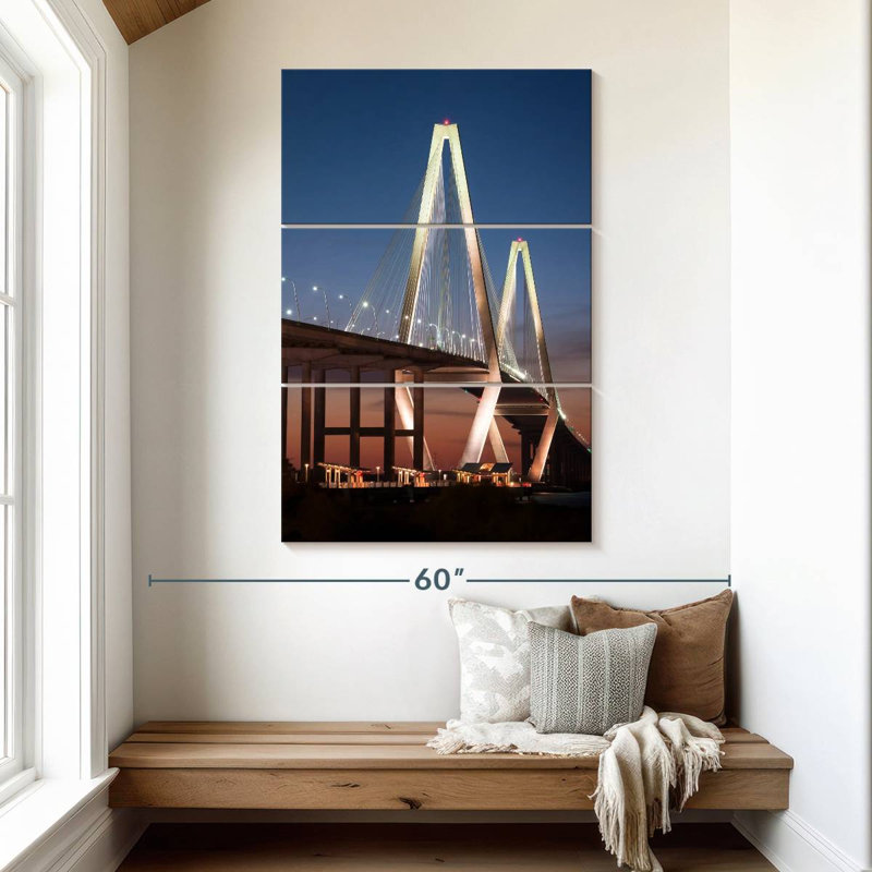 Lilie Nightly Cooper River Bridge, H 50 po x l 32 po
