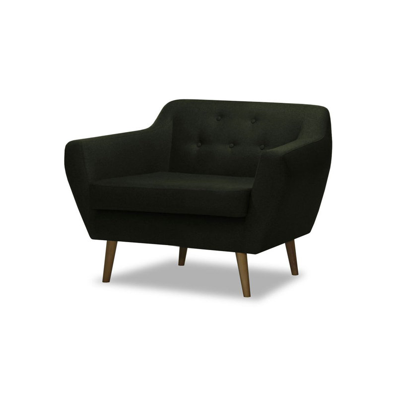 Upholstered Armchair, Green