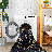 MAVAL Black Washable Rug 5X8 Area Rug (Black+Gold, 5' X 8')-1899527642