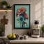 Gerbera Cluster Botanical - Wrapped Canvas-97067496-97067499