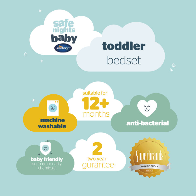 Silentnight Safe Nights Toddler Bedset - 4.5 Tog