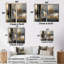 Fultz - art mural moderne doré-114712601-114712602-114712604