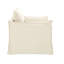 Chaise en lin Shane beige avec 2 coussins