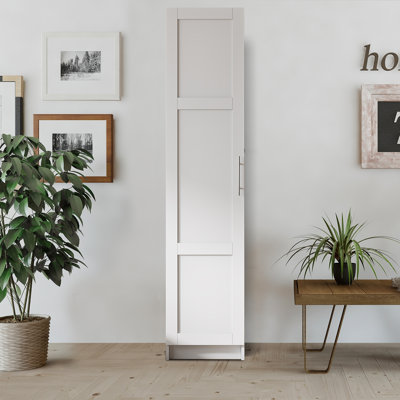 Armoire à linge étroite étroite l 15,76 po x H 70,88 po Helsie 