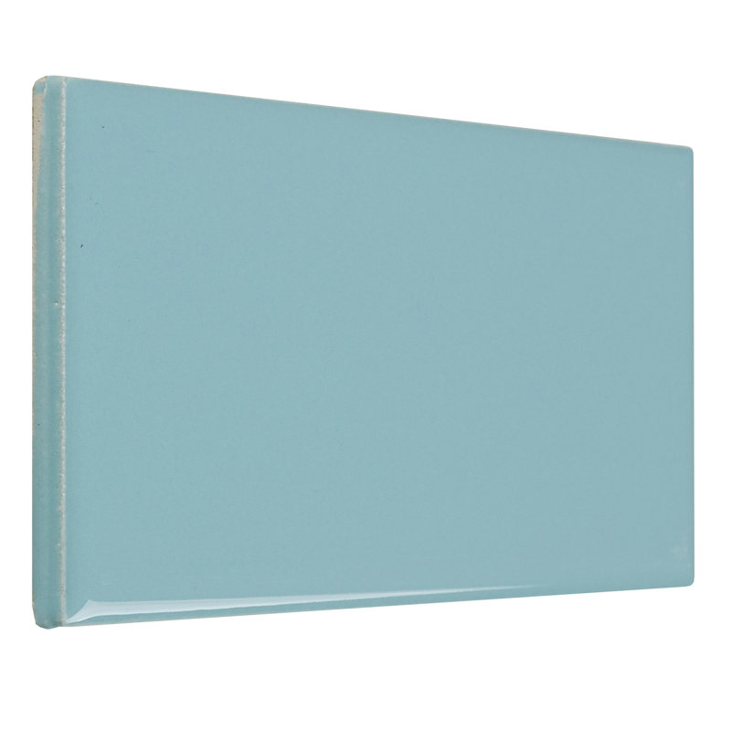 Guilford 3" x 6" Ceramic Wall & Floor Tile, Aqua Glow