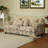 Vintage Floral Fabric Rustic  Sofa