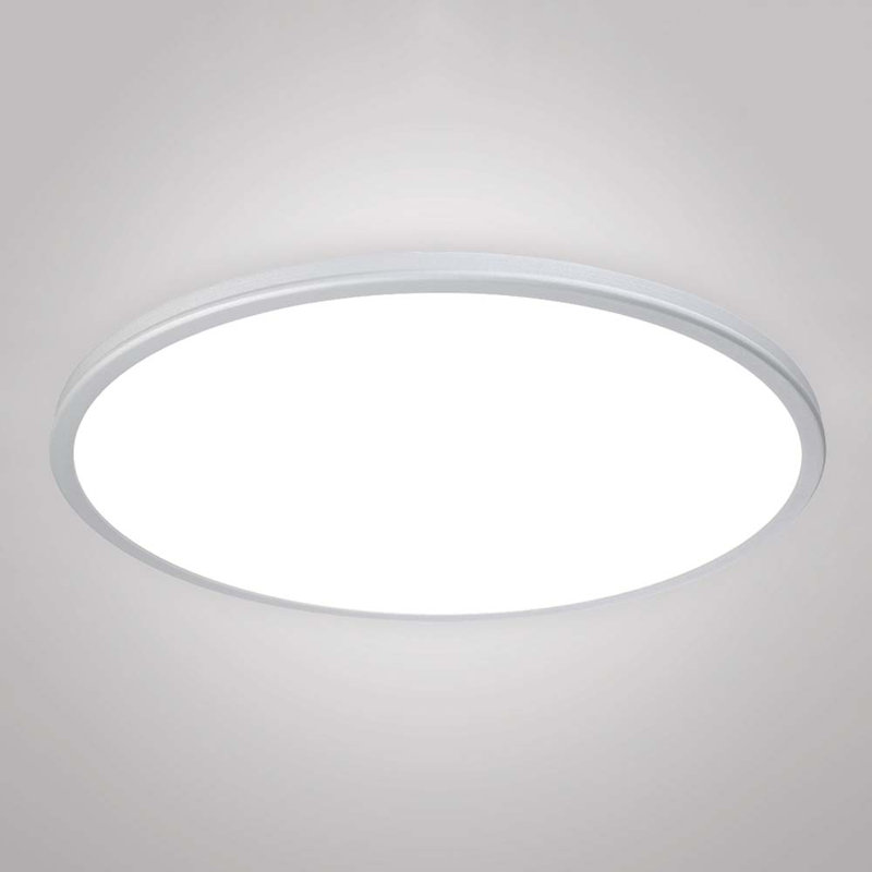Stanwyck 1 - Light LED Flush Mount, Titanium, 0.88" H x 15" W x 15" D, 2700K