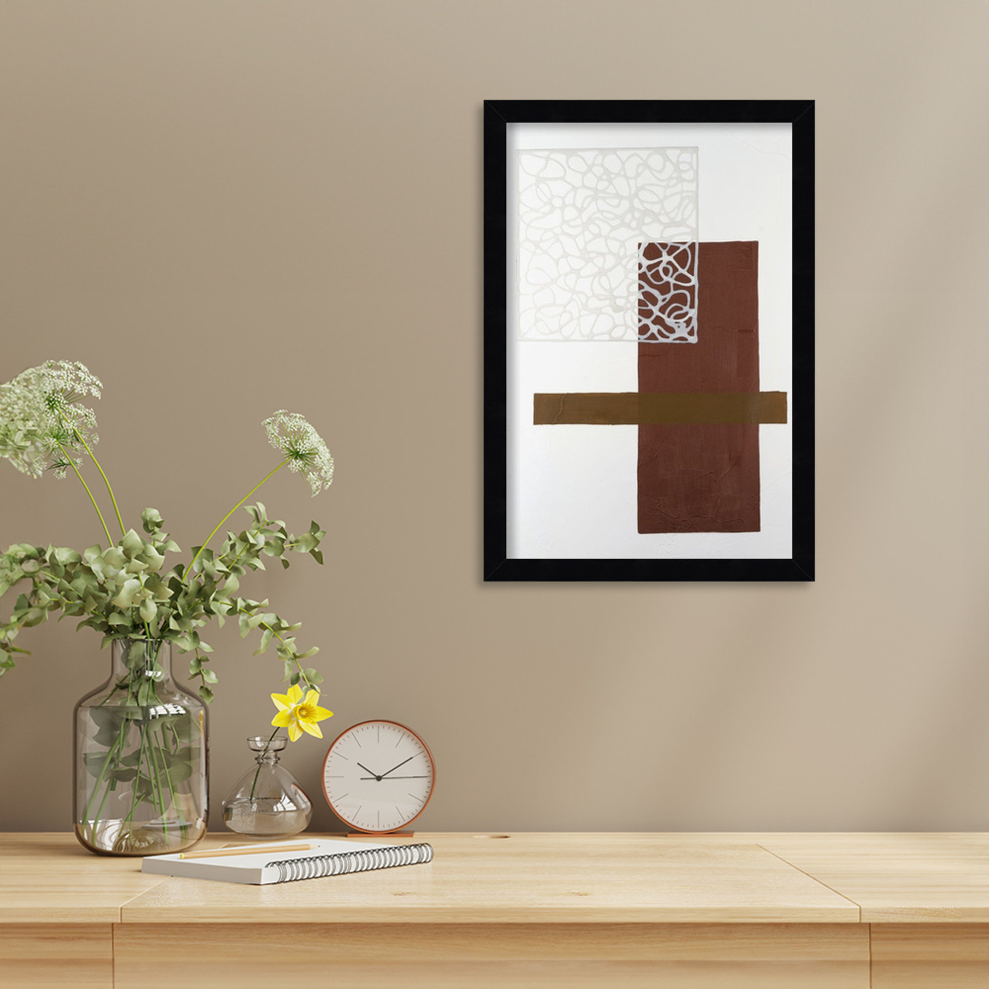 Nooks And Crannies IV by Finnerty Wood Framed Wall Art Print, 17" H x 12" W, Black