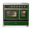 Majestic III Series 40 Inch Induction Range with 6 Induction Elements in Stainless Steel (Brass Trim)-1837201743-1837201738