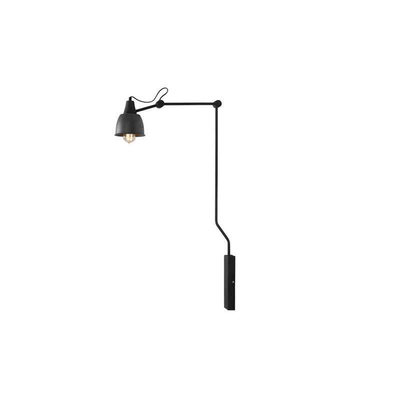 Imler Swing Arm Sconce, Black