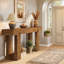 Console en bois massif
