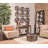 Sparacino Solid Wood Round Mirror