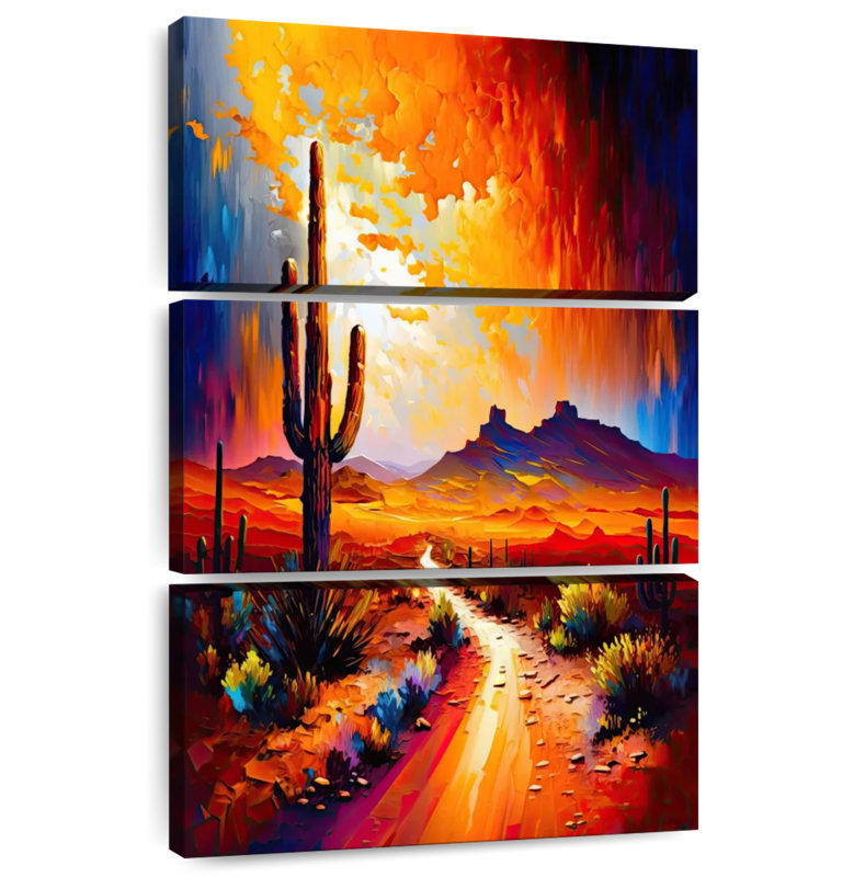 Alvord Neon Desert II, H 32 po x l 20 po