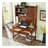 American-Style Solid Wood Desk with Integrated Cabinet