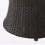 Wicker End Table,No Glass Top,Durable and Space-Saving-1329128885