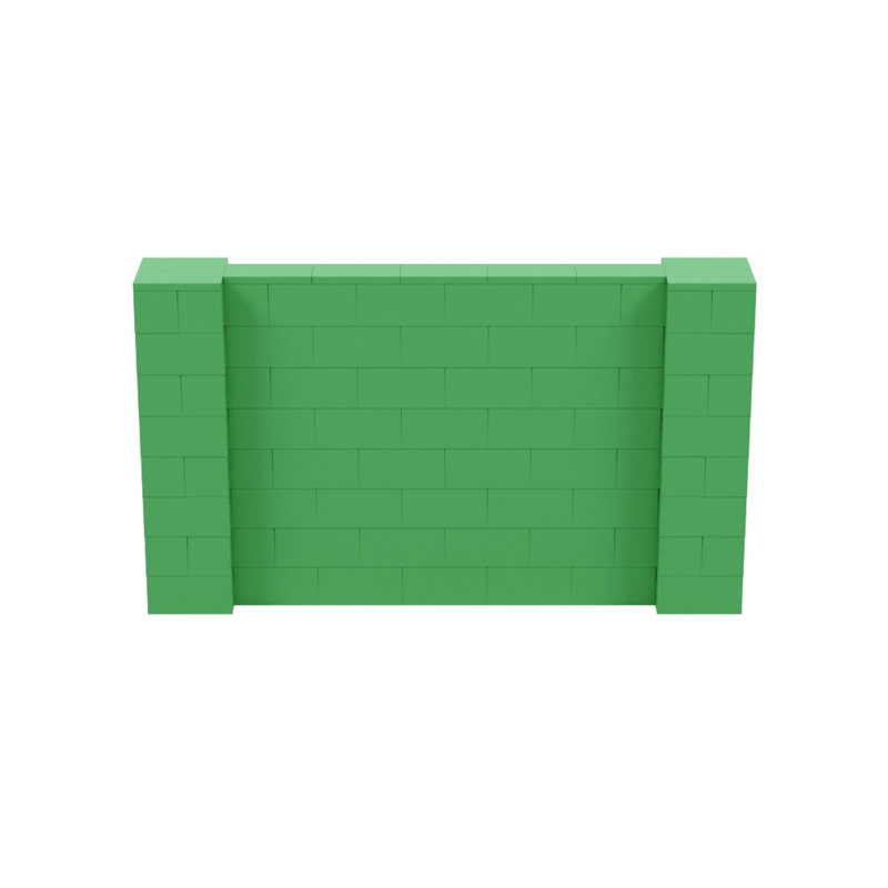 Ensemble mural 4 pi de hauteur Everblock, Vert, 84"