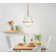 Vena Teardrop Single Light Pendant with Hand-Blown Etched Opal Glass