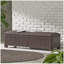 SANTIAGO PE WICKER STORAGE BENCH