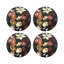 Guerlin Splendor Vegan Leather Round Coasters