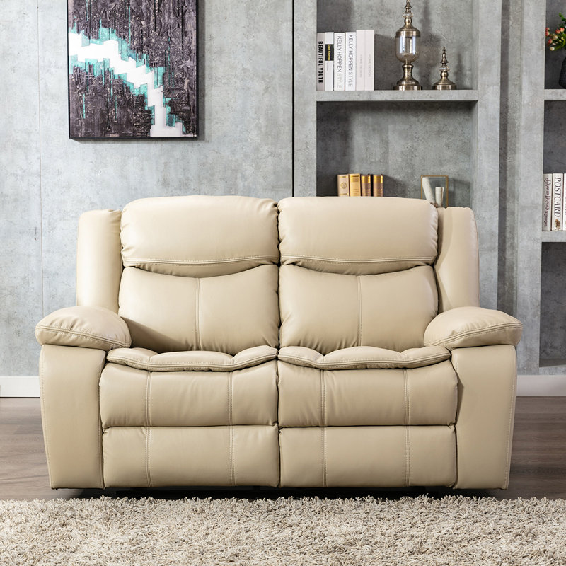 Causeuse inclinable et respirante en cuir