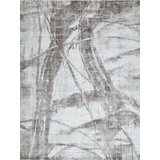 Kyoto Hand Woven Wool Abstract Area Rug