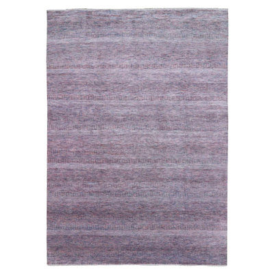 Tapis oriental tissé dense Gabbeh 10 pi 1 po x 14 po rouge terre cuite, laine et soie tissé à la main de style moderne Gabarh ED94CFF775C14BB9AFB31BF5CF2E5CD1