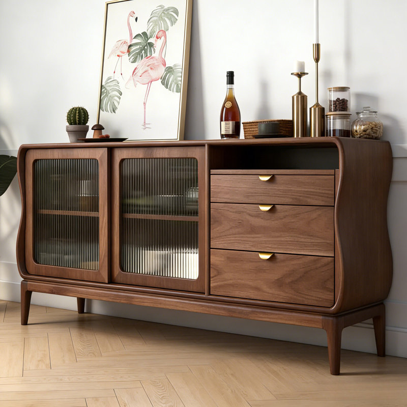 Chinese-style retro light luxury sideboard