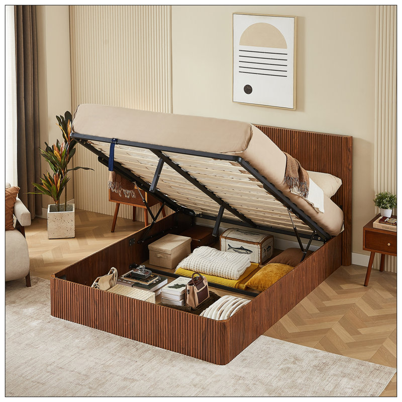 Lit pour chambre à coucher, Noyer