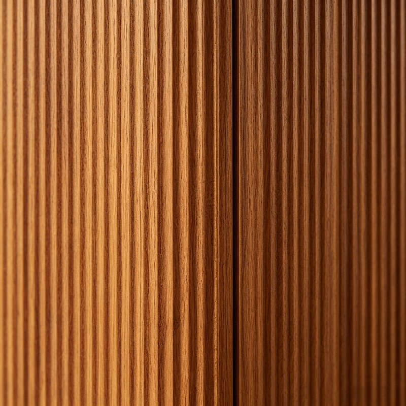 Buffet simple à quatre portes, Noyer