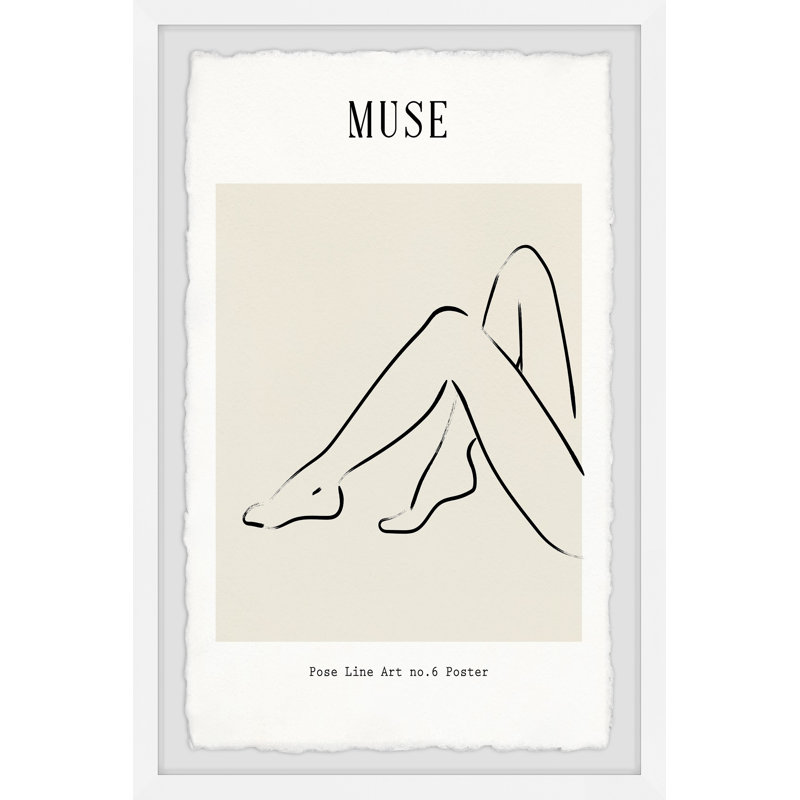 Muse - Single Picture Frame Print, 30cm H x 20cm W x 3.81cm D