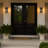 Motion Sensor Seeded Glass Outdoor Wall Lantern