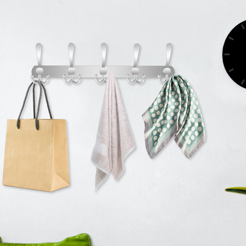 Pantha Stainless Steel Wall Mounted Coat Rack