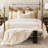 Luxe Ruffled Faux Fur Reversible Throw Pillow-101839012
