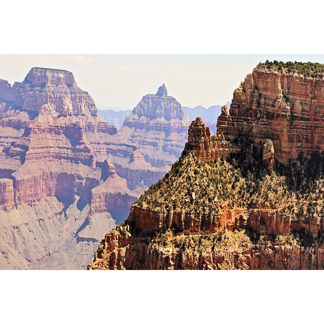 Grand Canyon Panorama V - Wrapped Canvas Photograph