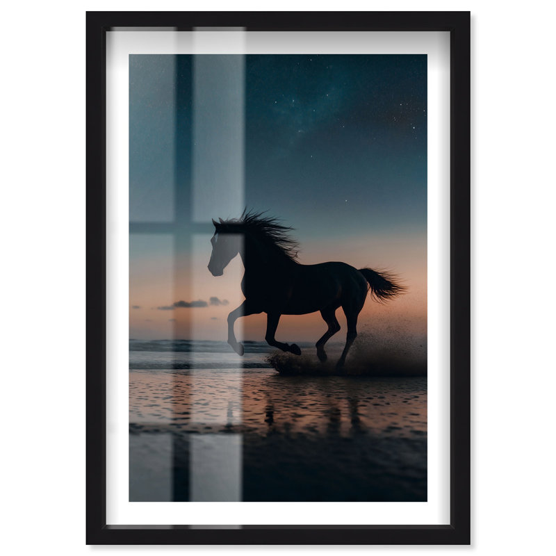 «Storm Rider I Shadowbox» par Notoriart, H 31 po x l 21 po, Noir