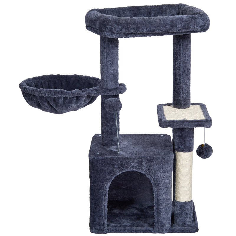 78.7cm H Cat Tree, Dark Grey