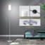 Lampe sur pied rétro en laiton et verre doré | Style minimaliste, température de couleur réglable-14897028