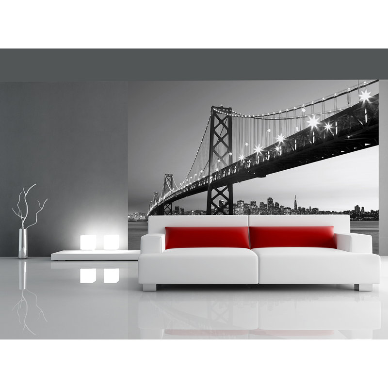 San Francisco Skyline Non Woven Wall Mural - 2.54m x 366cm