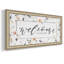 Welcome to Our Home - Reproduction d'un seul cadre photo sur toile-87435883