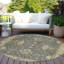 Tapis intérieur / extérieur gris lavable à la machine Xhevrie-653504946