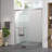 1/4"  6Mm  Chamfer - Edged Tempered Glass Double Sliding Shower Enclosure With Finished Frame, Adjustable Width And Design For Bathroom 56 60" Door Glass, Rust Hardware, American Style-121585383