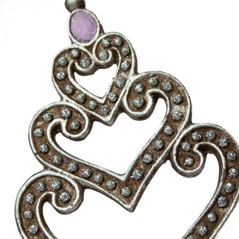 16cm Holiday Shaped Ornament, Iridescent Purple