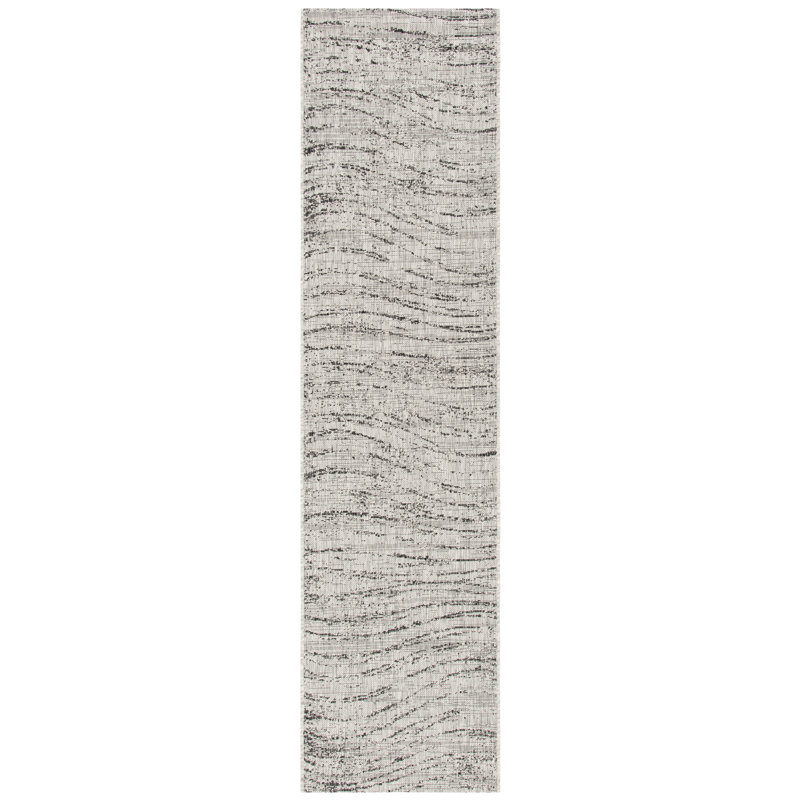 Tapis d'intérieur / extérieur abstrait Moresby Performance, Tapis de couloir 2 pi 2 po x 9 pi