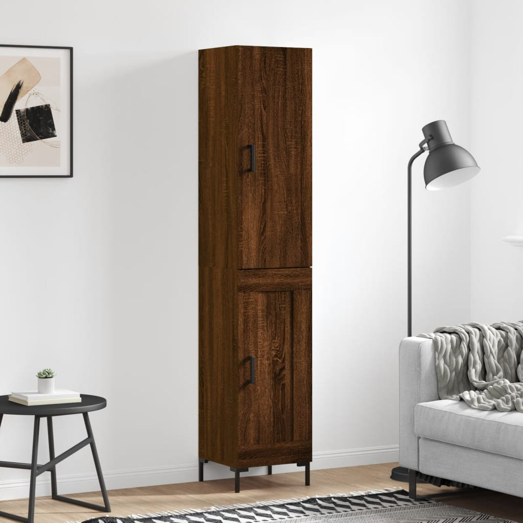 Vidaxl Highboard 34.5X34x180 Cm Engineered Wood 182