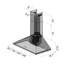 Hotte de cuisine murale ZLINE Convertible Vent-1413621963