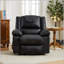 Fauteuil inclinable en polyuréthane chauffant et massant à distance pour un confort et une mobilité supérieurs-1156450679