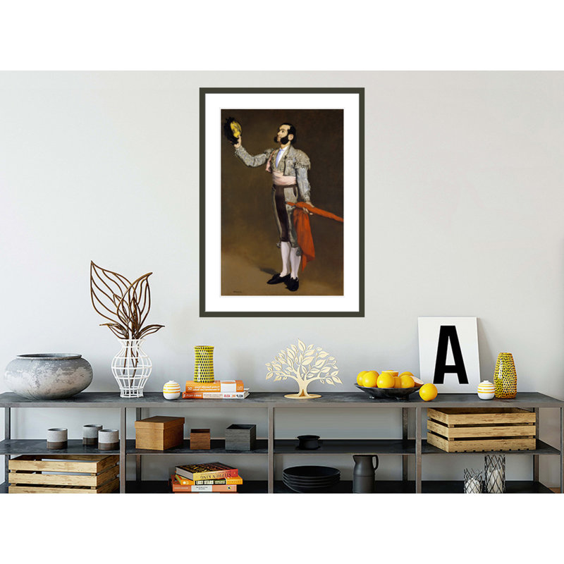 «A Matador» par Édouard Manet, impression giclée sur cadre, H 41,5 po x l 29,84 po